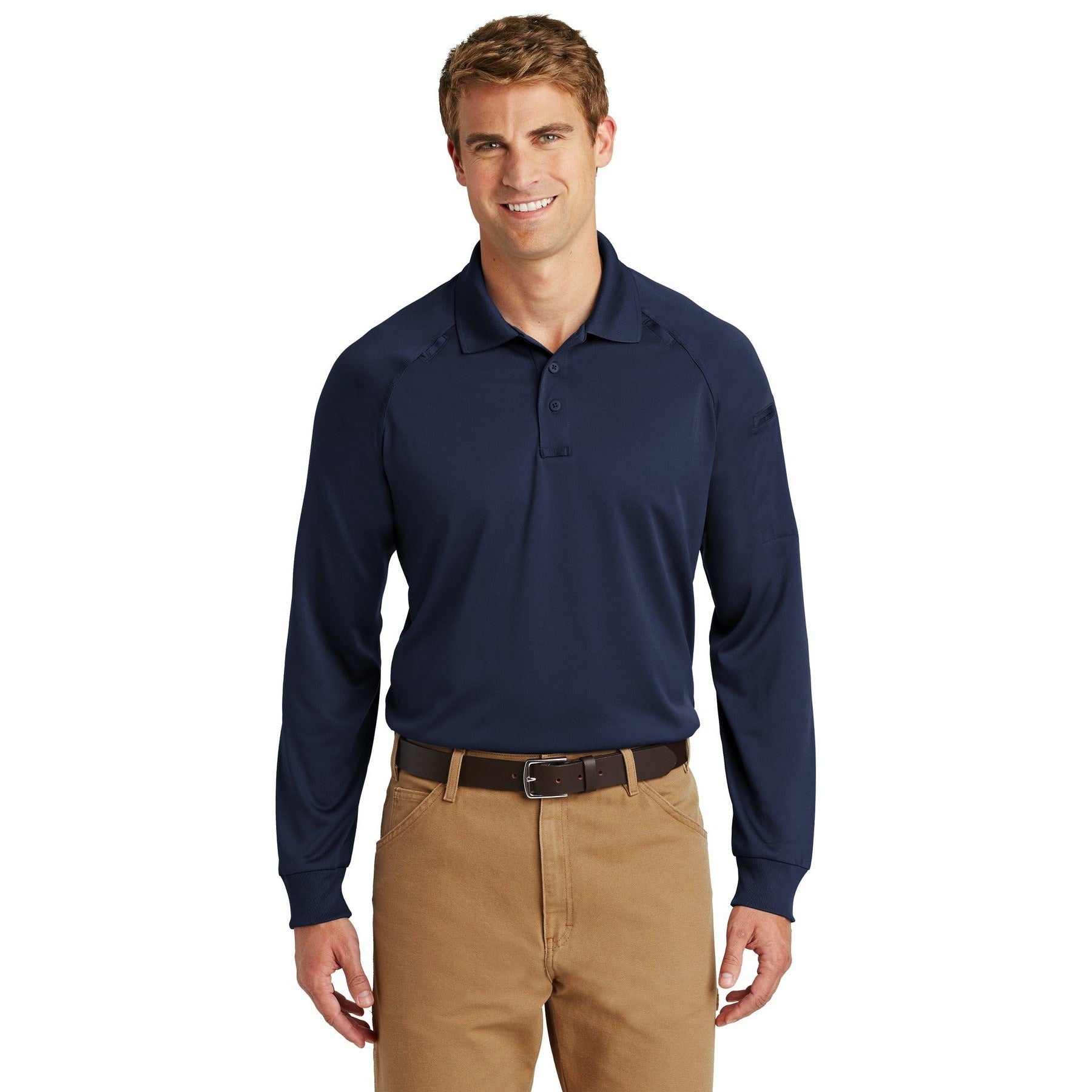 CornerStone-CornerStone® - Select Long Sleeve Snag-Proof Tactical Polo. CS410LS-MedTech-3